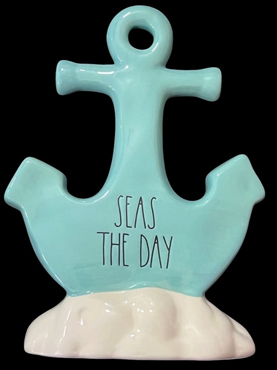 Rae Dunn Other - RAE DUNN Seas The Day Anchor Home Decor Beach Nautical Coastal Theme NEW NWT